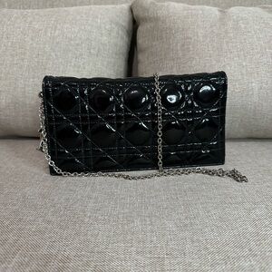 Christian dior purse patent